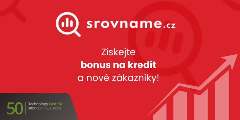 Srovnáme.cz: 435% růst za 3 roky. Získejte bonus na kredit a nové zákazníky